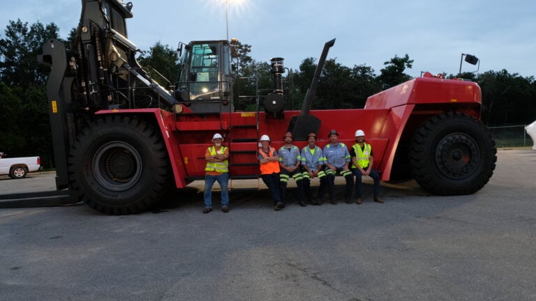 Den största gaffeltrucken i USA